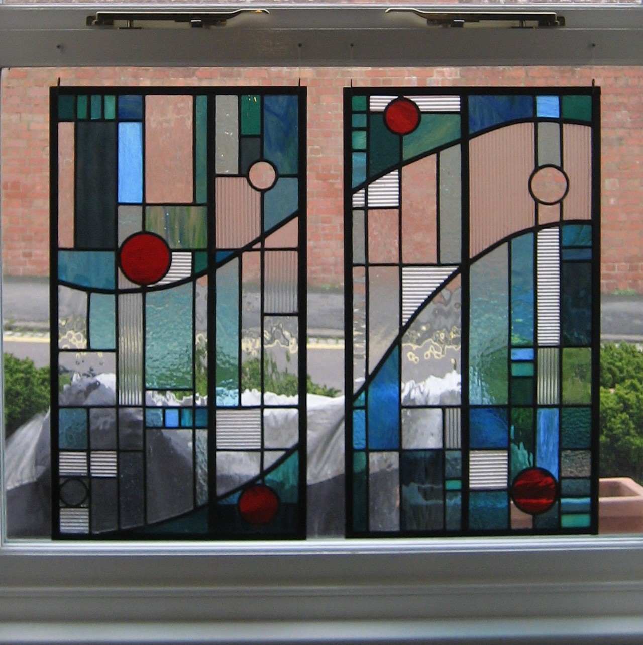 How To Repair a Copper Foil Stained Glass Panel - Stained Glass